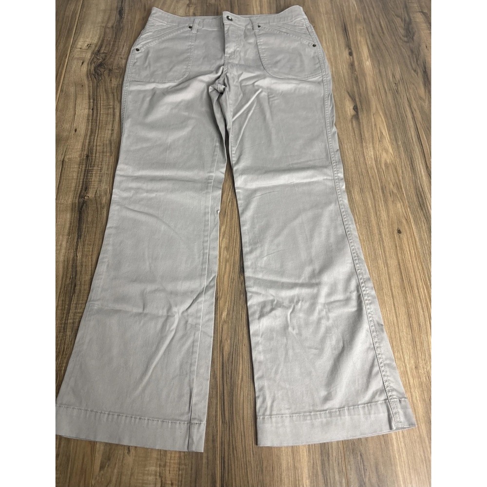 Cato Women's Khaki‎ Pants Size 10 Wide Leg Beige